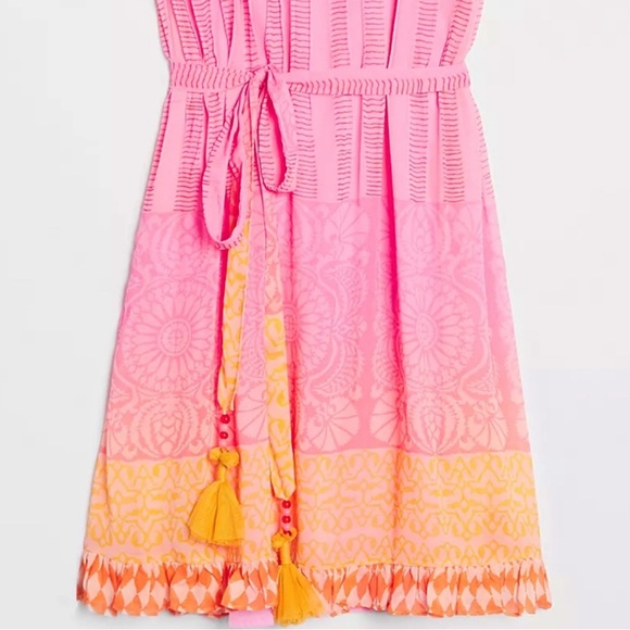 Anthropologie Lucile Dress XS Pink. Summer Party Dress. 🥳☀️😎 - Picture 5 of 9
